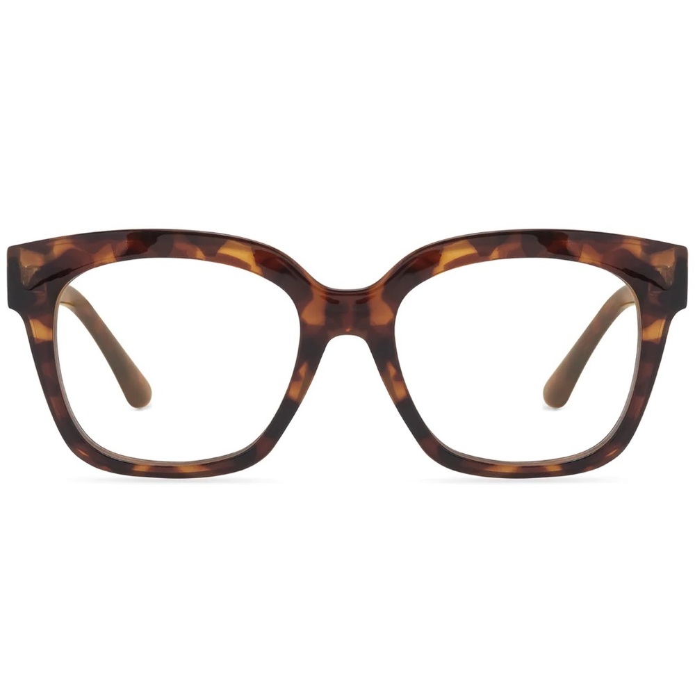 DIFF Women’s Health Bluelight Glasses Caramel Tortoise Frame Blue Light Lens NIB